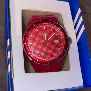 COPY - Red adidas watch
